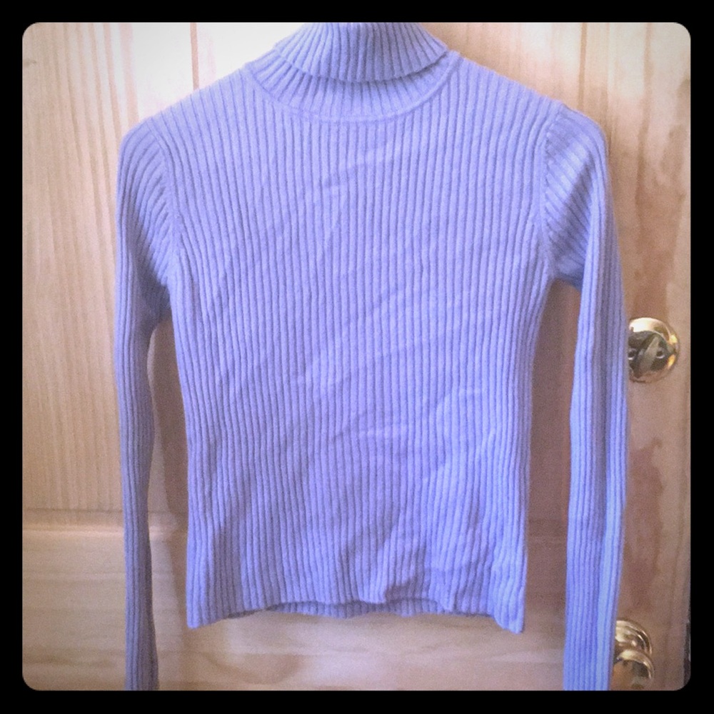 Autumn cashmere 100% cashmere lilac turtleneck